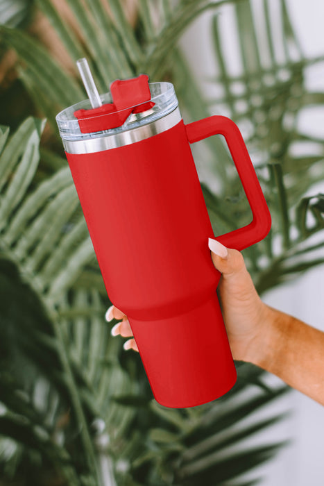 Red 304 Stainless Steel Double Insulated Cup